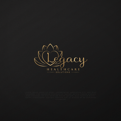 Elegant Professional Healthcare Staffing Logo (female owned) Design by .MyArt.