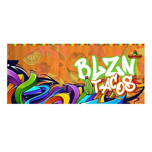 Help me feed the streets with BLZN Tacos!! Design by iguads ⭐️⭐️⭐️⭐️⭐️