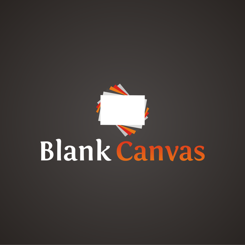 Logo design for blank canvas a creative brand experience and