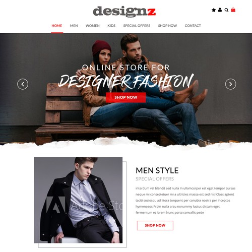 Web page design contest entry by pb⚡️