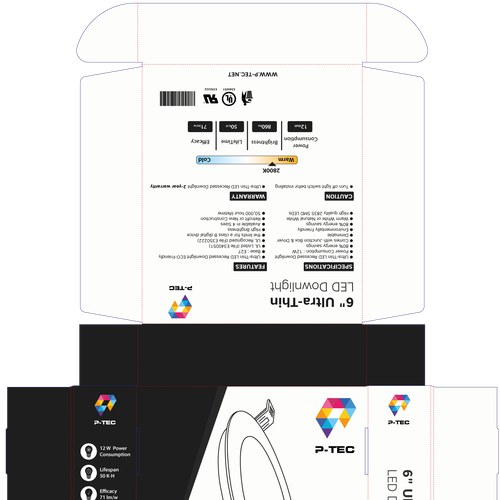 Package design for an Ultra-Thin LED Downlight Design by AlphaModeling