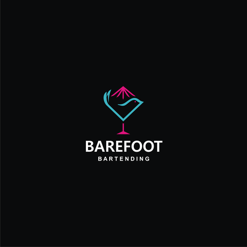 An approachable logo for Online group mixology workshops. Ingredient Discovery Kits mailed direct. Design by app-designs