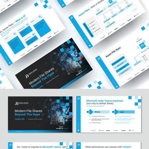 Transforming a powerful PPT Deck to our new company name and branding Design by PhaoPhai