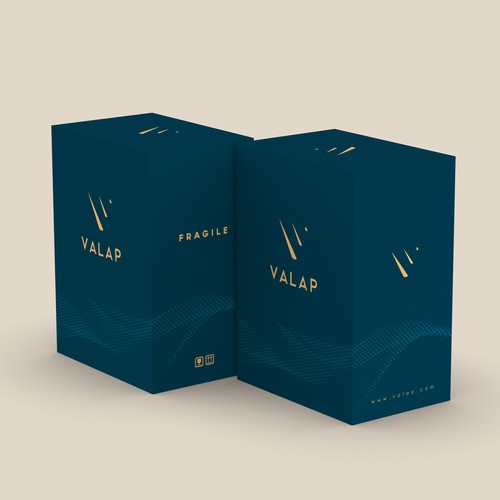 Clean packaging redesign (shippers) for the leader e-commerce wine company in France Design by Imee008