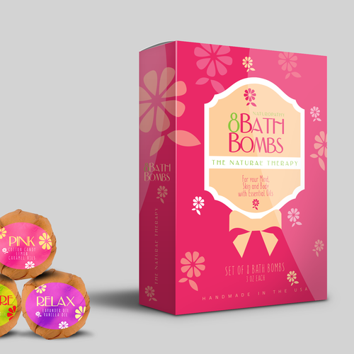 Design a Gift Package for Naturopathy Bath Bombs Design by artiss03