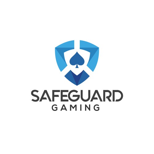 Strong and Safe Logo for Casino Gaming Safety Design by CL1nez