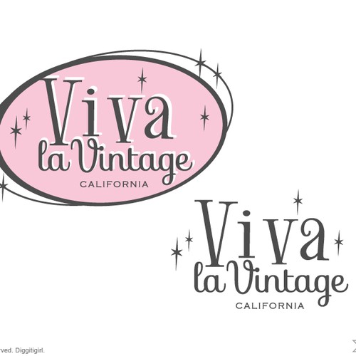 Update logo for Vintage clothing & collectibles retailer for Viva la Vintage Réalisé par Diggitigirl ♥