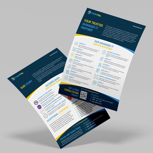 Twintel Service Advertisement Design by Albion Designs