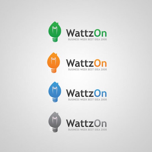 Help WattzOn (BusinessWeek Best Idea 2008) with a new logo Design by elmostro