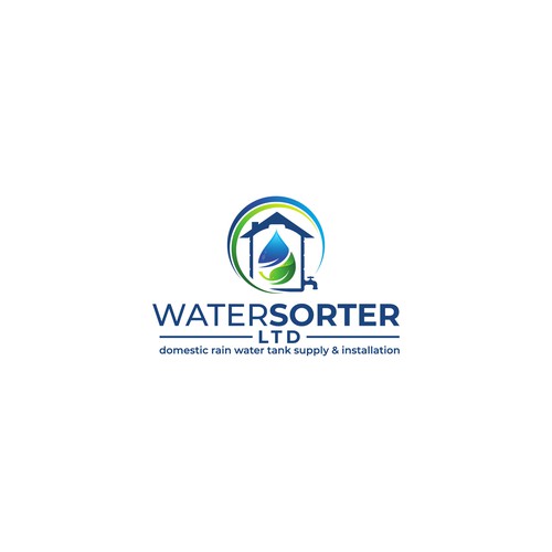 Design a catchy logo somehow detailing home rain water tank benefits. Design by prozper