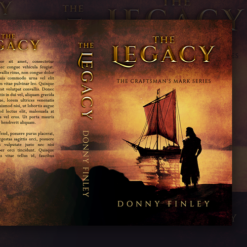 Book cover for epic 1st century story with historical implications Design by lidia.puccetti