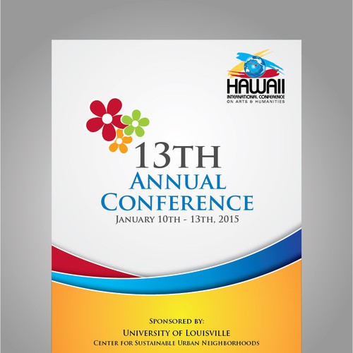 Hawaii Arts & Humanities Conference Program Cover! Design by malih