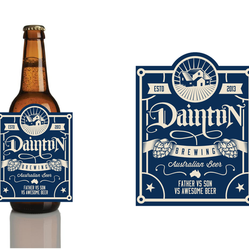 logo for Dainton Brewing デザイン by Widakk