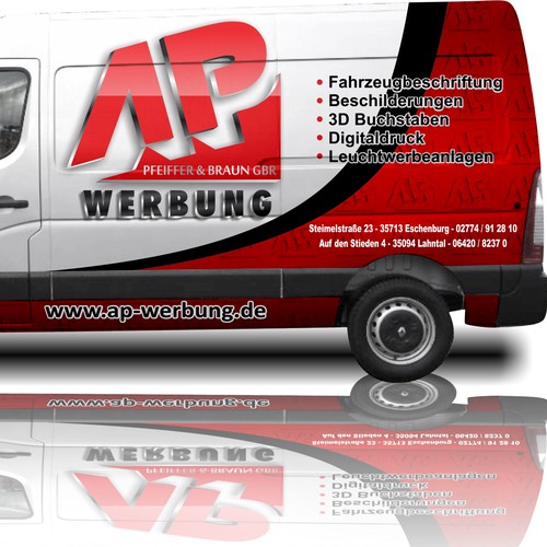 Car, truck or van wrap contest entry by Jfcarts