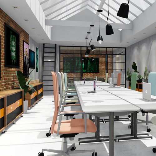 Office design for software development company Design by Gaeah