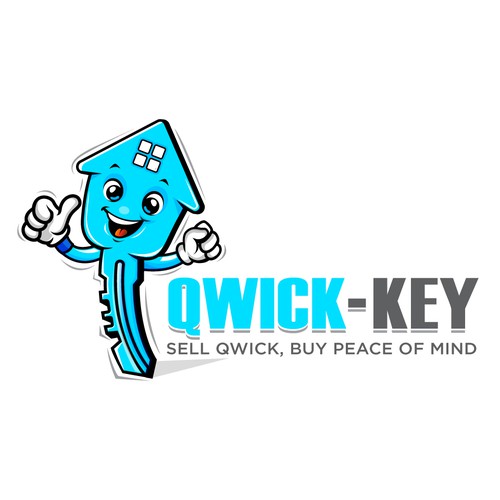 Create a cool character to represent the brand, Qwick-Key Design by 77 Design