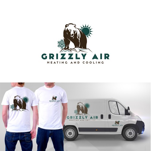 Combination Mark Logo For Hvac Company Design by Red Head Design