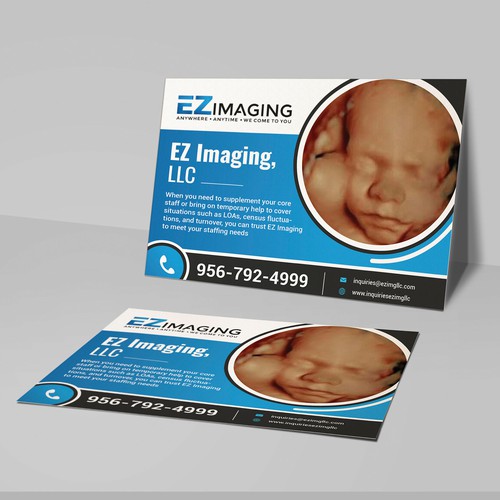 ULTRASOUND STAFFING CARD/FLYER Diseño de idea@Dotcom