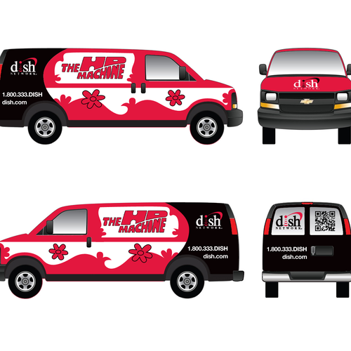 Diseño de V&S 002 ~ REDESIGN THE DISH NETWORK INSTALLATION FLEET de Pixelsoldier