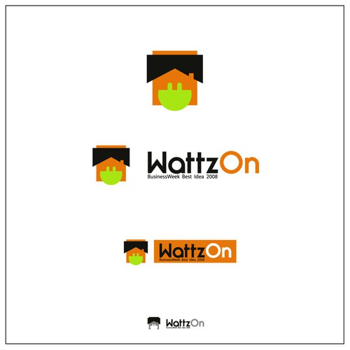 Help WattzOn (BusinessWeek Best Idea 2008) with a new logo Design by staticdesign