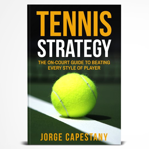 Tennis Strategy Book cover Book cover contest