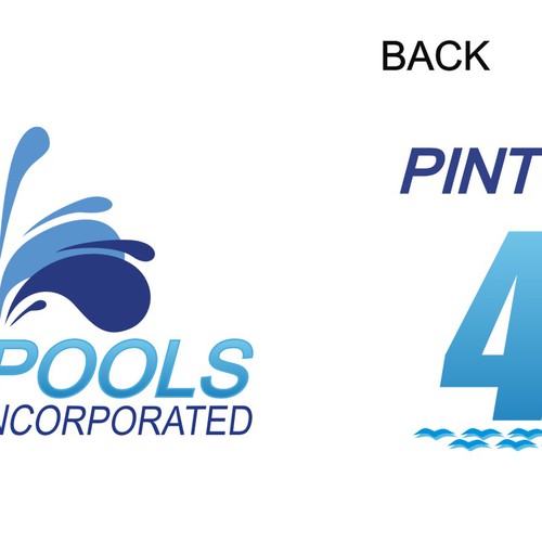 NEW Tshirt Design for swimming pool company Design by greenGoblin