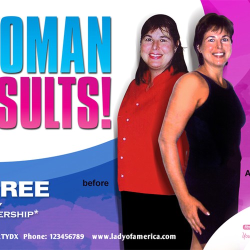 Women's Only Fitness Center  Ad Design