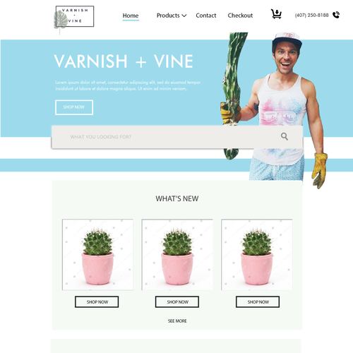 Proposition sur un concours de Design de page web, réalisée par indrakusuma7d