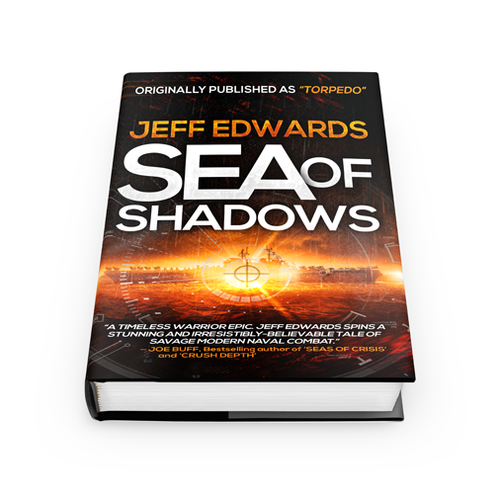 Create an eye-catching cover for an award-winning naval warfare novel. Design by MartinSVD