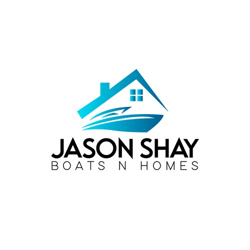 Boats N Homes - Two Careers - Realtor and Fishing Guide Service Design by Koko.Art