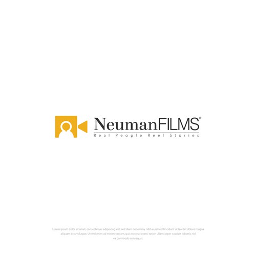 Logo for Documentary Film Company - NeumanFilms (Real People Reel Stories) Ontwerp door the ann.