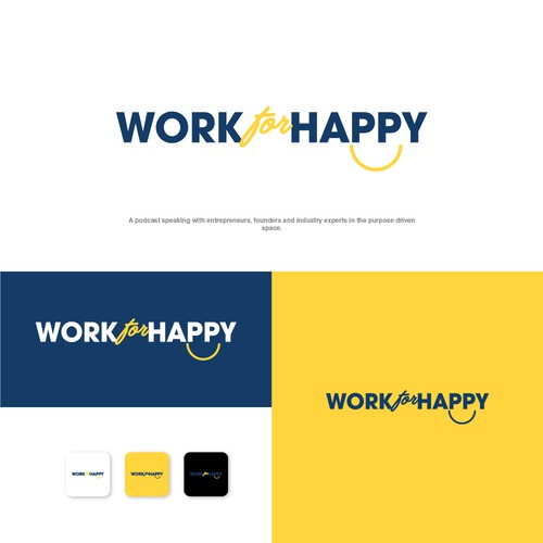 We need a fun and engaging Podcast logo for a Pod about happiness in work and life Design by Danielle Curtis