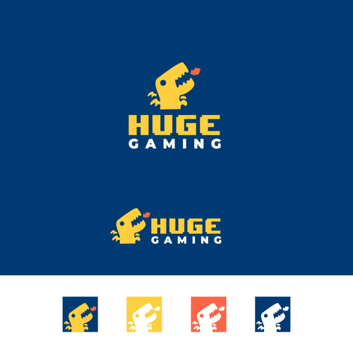 Huge Gaming Logo and Brand Identity Design by jodsgn