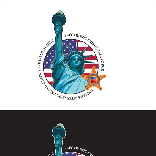 logo for United States Secret Service (New York Field Office) Electronic Crimes Task Force Design von Davey_HUN