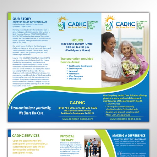 Help Compton Adult Day Health Care with a new brochure design Design by Arttero