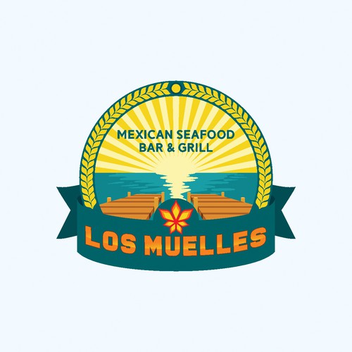 Coastal Mexican Seafood Restaurant Logo Design Design by mons.gld