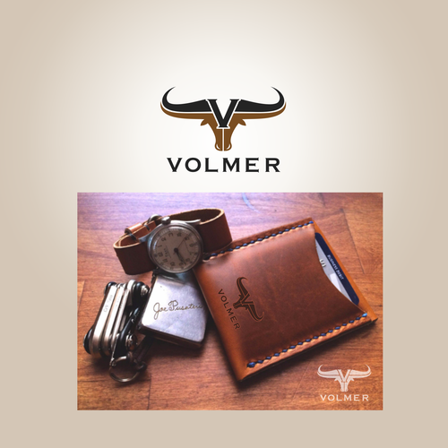 "Suchen ein Logo das Qulität oder Natürlichkeit, Robustheit repräsentiert. Dient als Brandmarke oder Stempel für Leder" winning Logo design by VictoryStar*