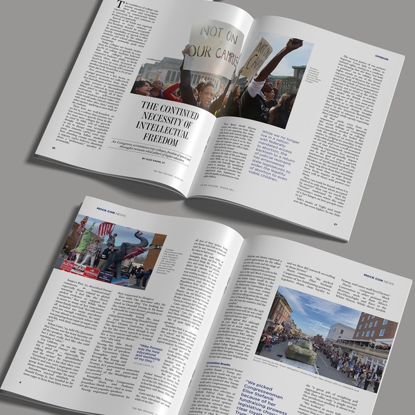 Design by Olivier Darbonville titled "Magazine layout"