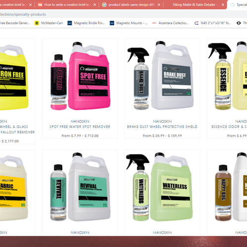 Packaging for car care product, Product label contest