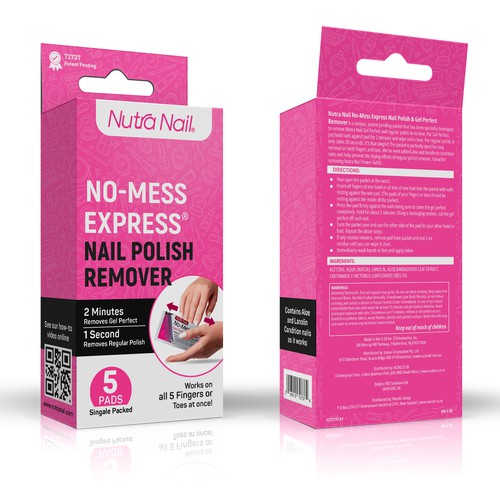 Nutra Nail Gel Remover Design by Rajith Shantha