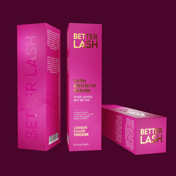 Better Lash Serum Box Package Design