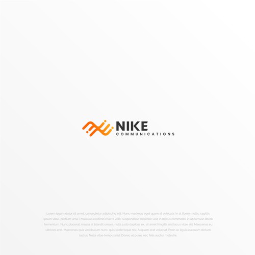 Nike Communications Logo Contest Design by R.one