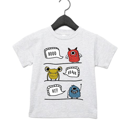 Design a cute, attractive toddler boy's t-shirt. Design by ANA000