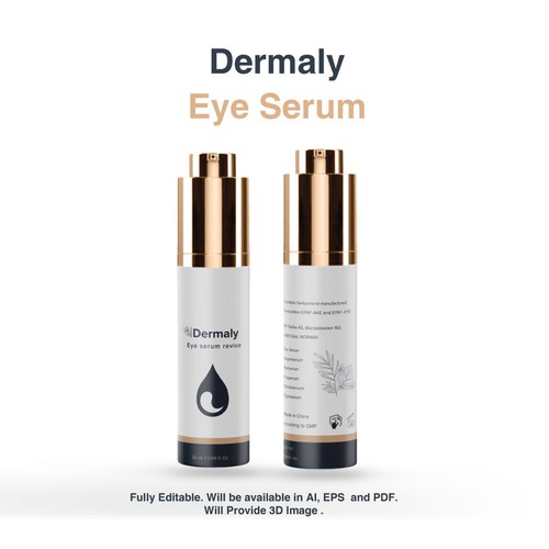 Eye serum bottle design Design by sazzad_abir