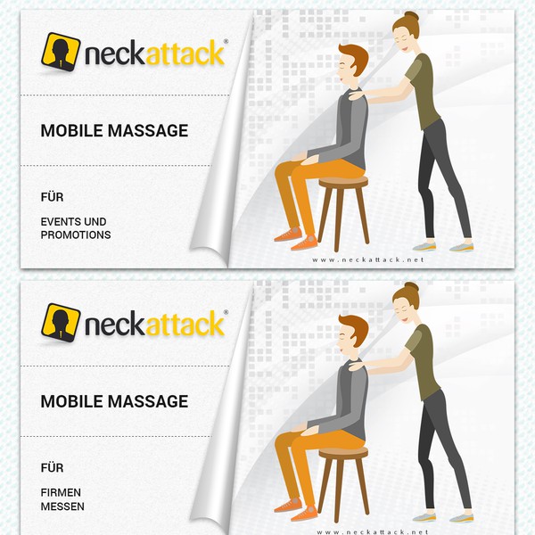 Design by Bhuiyan titled "Banner Ad for Mobile Massage Company"