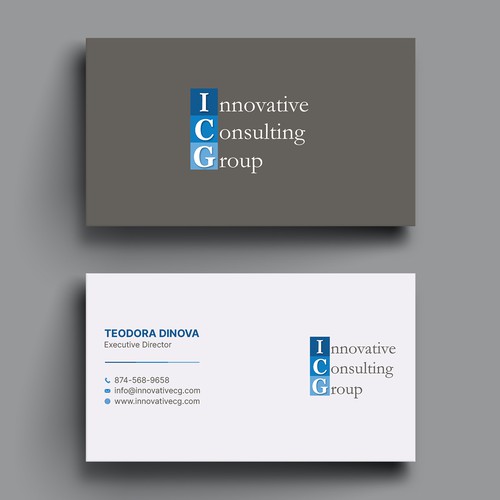 Design di ICG Business Cards di Hasanssin