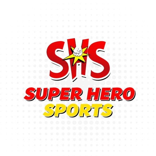 logo for super hero sports leagues Design by RocketRudolph