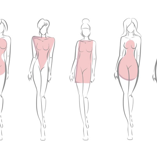 Graphic Design Contest Entry #31 for Illustration Design for female body  shapes/ types