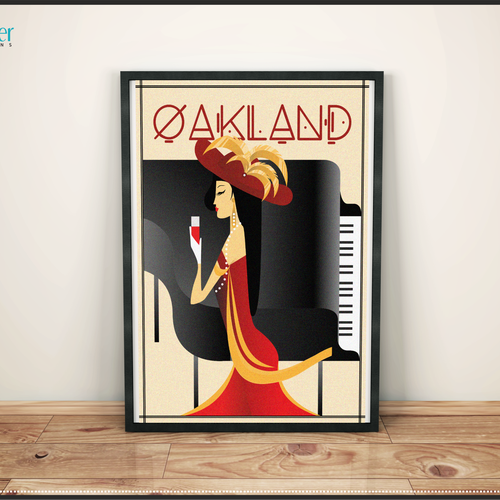 Community Contest: Create a great poster for 99designs' new Oakland office (MULTIPLE WINNERS!) Réalisé par Artster Designs™