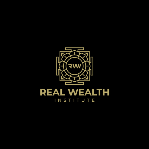 [LOGO] Real Wealth Institute: Spiritual Enlightenment Course Design by dKOI designs